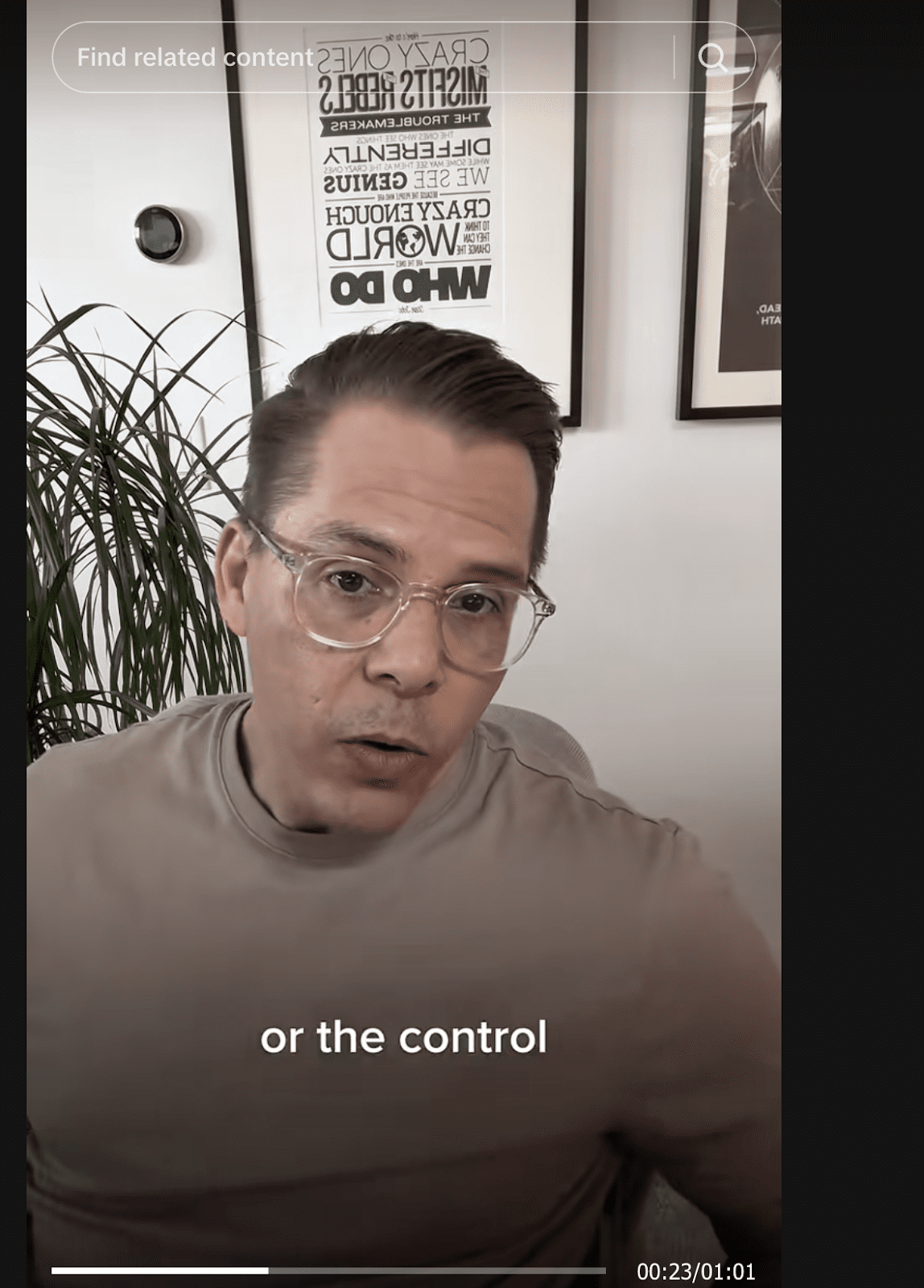 screenshot showing a TikTok video by Shawn Johnston